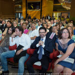 Uno scorcio del pubblico  alla cerimonia di premiazione